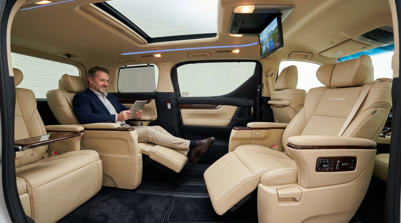 Toyota Alphard 頂級真皮頭等艙內裝