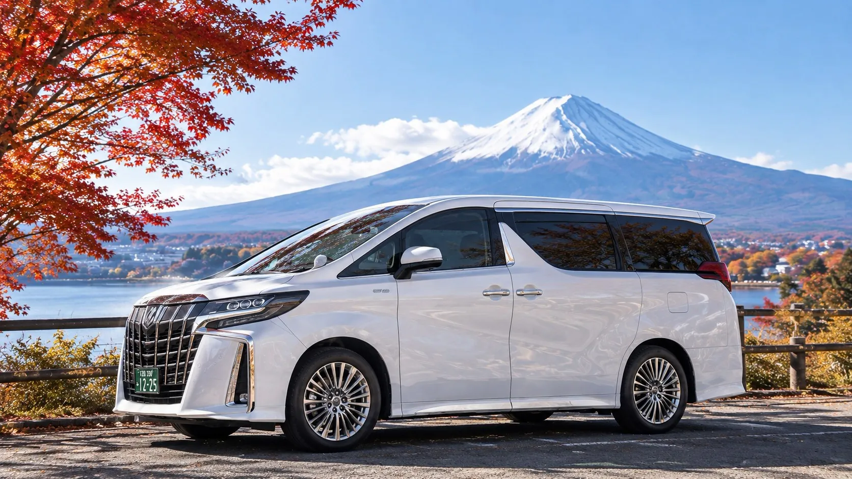Toyota Alphard 7人座旗艦商務車外觀 · 日本包車自由行首選